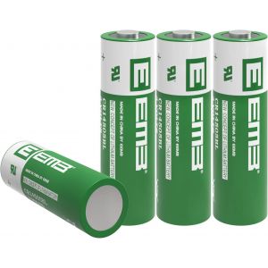 lbgwp60-Cr14505 Cr Aa 14505 Cr-Aa Lot De 4 Piles Au Lithium 3 V 1800 Mah Non Rechargeables 3 V Pour Thermomètre Numérique/Jauge De Réservoir D'Huile Wifi/Caméras De Sécurité - Neuf