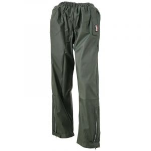 Pantalon De Pluie Tonerre Imperm&eacute;able Polyur&eacute;thane Pvc Kaki Fonc&eacute; - Neuf