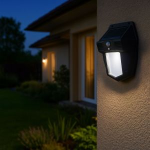 Lampe Solaire Extérieure Led Sans Fil Avec Détecteur De Mouvement Effet Tungstène Et 3 Modes Éclairage - Neuf