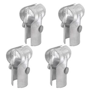 Pince en T de rail d'extrémité de 1-3/8 po x 1-3/8 po,pince en T de guide à mailles de chaîne en acier galvanisé,pince de rail d'extrémité pour 1- - Neuf