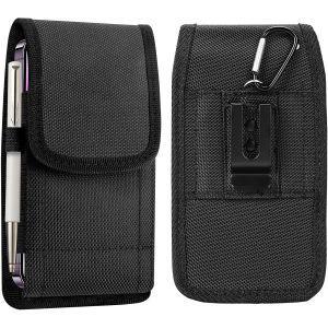 &Eacute;tuis De Ceinture Pour T&eacute;l&eacute;phones Portables,Universel Sacoche Ceinture Telephone Portable Homme,Noir Pochette,Pour Hommes Adapt&eacute; Au Camping En Plein Air,Aux Activit&eacute;s De Plein Air,Etc - Neuf