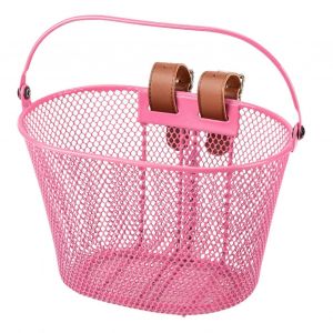 Panier De Velo Avant En Metal, Impermeable Et Reglable, Avec Boucle, Pour Filles Et Gar&ccedil;ons - Neuf