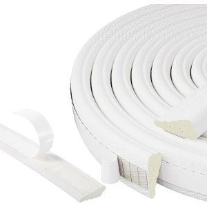 Weather Stripping Joint D'isolation Thermique En Mousse Pour Fenêtre De Porte-Ruban Adhésif Insonorisant En Mousse De 299,7 Cm-Blanc - Neuf