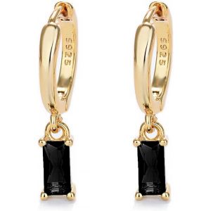 Kal-Boucles D'oreilles Femme Avec Drop Vert, Boucles D'oreilles Doré Femme 14k Boucles D'oreilles Femme Ou Femme Et Homme 2pcs - Neuf