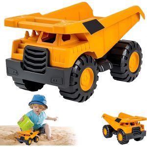KAJGL-Camion Benne Basculante,Jouet De Pelleteuse,Véhicule Moulé Sous Pression De Bulldozer,Véhicules De Chantier Camion Benne,Jouet De Plage Véhicules De Chantier,Pour Plage Et Chambre D'Enfant (C) - Neuf