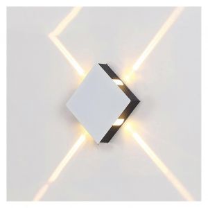 Applique Murale Led Crosstar Ac85265v, Blanc Froid (5500-7000k), Lampe De Chevet, Lampe De Chambre, Lampe De Salon, Applique Murale Moderne Et Simple Pour Couloir - Neuf