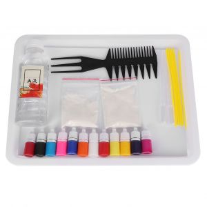 Pigment A L'eau Pour Marbrure Sur Papier, Outil D'art Ebru Pour Enfants (Kit A5 12 Couleurs) - Neuf