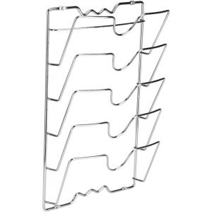 Chenquansarl-Support De Couvercle De Pot, Support De Support D'organisateur De Cuisine En Fer Support De Support De Support De Stockage D'armoires De Cuisine Monté Sur Mur/Porte Pour Couvercles De Ca - Neuf