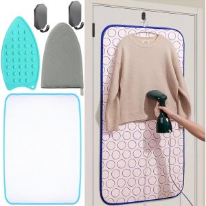 ChenQuanSarl-Couverture À Repasser Pour Table, Tapis De Repas Avec Accessoires 120X60Cm Pliable Couverture À Repasser Pour Table Et Fer À Vapeur Fabriqué En - Neuf