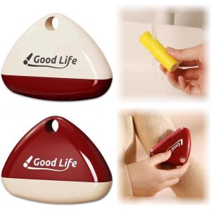 Jgd-Lot De 2 Rouleaux Anti-Peluches R&eacute;utilisables, Portables Et Lavables Pour V&ecirc;tements, Poils D'animaux, Poils D'animaux Domestiques, Tapis De Chien, Chat, Meubles, Voyage (Triangle) - Neuf