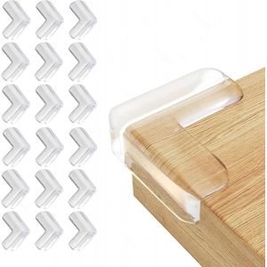 18 Pi&egrave;ces Coin De Table Protection Bebe,Protection Meuble B&eacute;b&eacute; Avec Forte Adh&eacute;rence,Prot&egrave;ge-Coins De Table,Pare-Chocs De S&eacute;curit&eacute; Pour Bords Transparents 18 L - Neuf