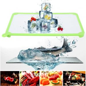 Hjlian Plateau De Decongelation Rapide Pour La Maison, Pour Aliments Et Viandes, Planche De Decongelation, Plaque De Decongelation, Ustensile De Cuisine - Neuf