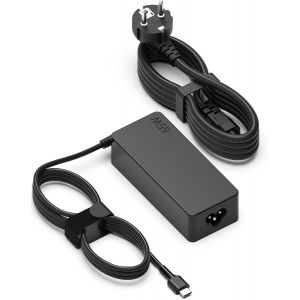 65W USB-C Charger for Lenovo ThinkPad T14 T15 T480 T480s T490 T490s T580 T580s T590 E480 IdeaPad Yoga 910 920 C630 C930 C940 USB C Adapter - Neuf