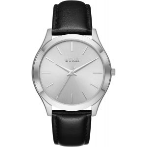 Montre &Agrave; Quartz Tendance Pour Homme,Montre Analogique Avec Date Avec Bracelet En Acier Inoxydable,Montre Classique &Eacute;tanche Pour Homme,Noir/Argent - Neuf