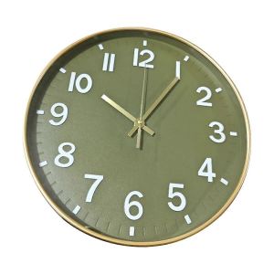Horloge murale silencieuse de 12 pouces,fonctionne avec des piles - Neuf