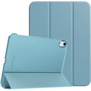 Coque Compatible avec iPad (A16) 11&egrave;me G&eacute;n&eacute;ration 11 Pouces 2025/iPad 10&egrave;me G&eacute;n&eacute;ration 10,9 Pouces 2022, L&eacute;g&egrave;re Housse Arri&egrave;re Translucide en PC avec R&eacute;veil/Sommeil Auto, Bleu Brumeux - Neuf