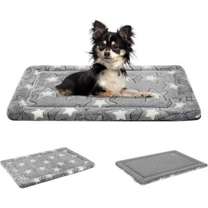Panier Chien Réversible (Frais Et Chaud), Coussin Chien Petit Taille (61x46x2,8cm), Tapis Chien Lavable, Matelas Lit Chien Mousse Haute Densité - Neuf