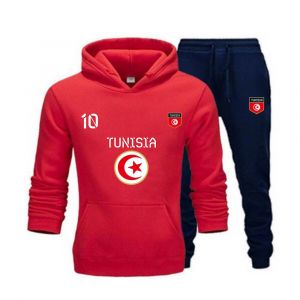 Jogging Surv&ecirc;tement Tunisie Enfant (Taille 12/14 Ans,Couleur Rouge) - Neuf