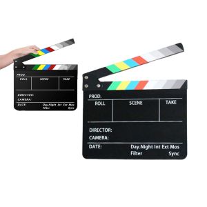 Ensemble de 2 clapboards de cin&eacute;ma pour la production et la r&eacute;alisation de films - Neuf