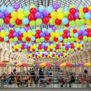 Senior-Filet &Agrave; Ballons Pour Anniversaire, Nouvel An, Rem De Dipl&ocirc;me - Blanc[L759] - Neuf