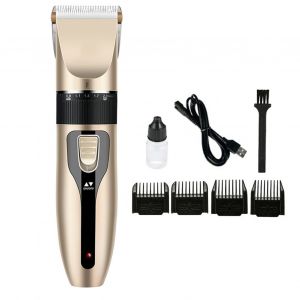 Hjlian Tondeuse Pour Animaux De Compagnie, Kit De Toilettage Pour Chats, Electrique, Usb, Silencieux Et Sur, Avec Tete A Lame Epaisse - Neuf