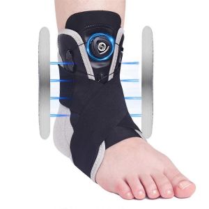 Chevillère Réglable Avec Bouton,Support De Cheville En Métal Maximal Pour Entorse De La Cheville,Tendinite Et Tendon D'achille - Neuf