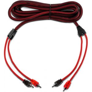 VornixorSarlshop-C&acirc;ble R12 Ultra Flex RCA, m&acirc;le vers RCA 2 m&acirc;les, design r&eacute;partiteur en Y, (3,7 m) - Neuf