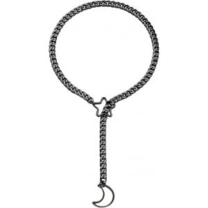Kal-Slip Collier Pour Femme Collier En Y Femme Lariat Slip Collier En Or/Noir/Argent Collier Rock Femme Homme Réglable O-Ring Collier Choker Réglable - Neuf
