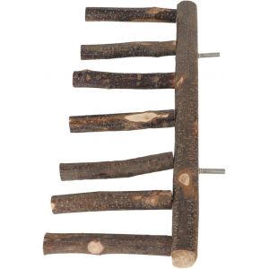 Chenquansarl-Chelle À O Aux, Échelle En Bois Pour O Aux, Griffes De Meulage, Échelle À Plusieurs Marches, Échelle De Perroquet Pour Perroquet, Échelle Solide Et Stable Pour Perroquet De (7 Étape) - Neuf