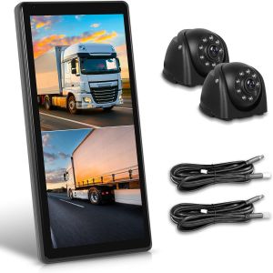 Camion Rétroviseur Dashcam avec 2 Caméras de Recul - Neuf