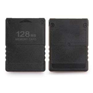 Carte M&eacute;moire Memory Card 128mo Noir Pour Console Ps2 Playstation2 - Neuf