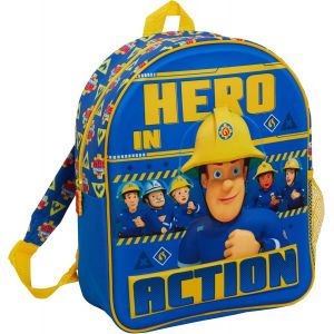TRAHOO-Sac Sam Le Pompier Sac à Dos pour garçons École Enfants Pompier Sac de Sport Sac déjeuner avec Bretelles imprimées - Neuf