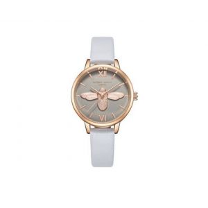 Montre Femme R051 Motif Abeille Avec Chiffres Romains Et Mouvement &Agrave; Quartz - Neuf