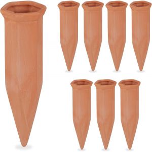 Arrosage En Terre Cuite,Lot De 8,Bouteilles Pet 1,5 L,Int&eacute;rieur (Chambre) Et Ext&eacute;rieur (Balcon),Marron - Neuf