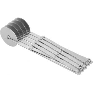 Machine De D&eacute;coupe Uniforme Multi-Roues, Pizza En Acier Inoxydable Avec Bras R&eacute;glable, Outil De De Pain Pour P&acirc;tisserie, Cuisine, Restaurant, H&ocirc;tel, F&ecirc;te (Pizza - Neuf