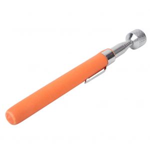 Stylo de ramassage magnetique puissant, outil de ramassage telescopique en forme de stylo pour vis et ecrous (10 livres orange) - Neuf