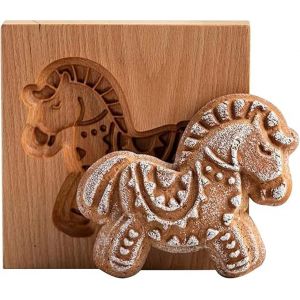 Rongsheng En Bois À L'emporte-Pièce Set, Arbre De Pin De Fleur D'animaux En Forme De Cookie Cutter, Sculpté À La Main Empreinte De Moule, Utilisé Pour Décorer Les Muffins, - Neuf