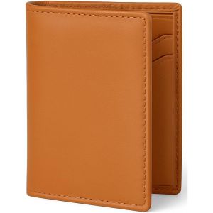 Porte Feuille Pour Homme Cuir - Portefeuilles Et Porte-Cartes Homme - Porte Carte Rfid Protection Carte Bancaire - Genuine Leather Slim Wallet For Men - Mini Portefeuille Cuir Rfid (Noir) - Neuf