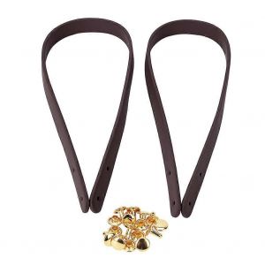 65cm DIY Poign&eacute;e De Sac En Cuir Avec Rivets Patchwork Bagages Accessoires pour BD207Coffee - Neuf