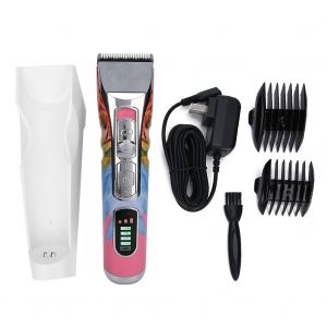 Tondeuse A Cheveux Electrique Rechargeable, Outil De Coiffure (Rose), Prise Americaine 100-240 V - Neuf