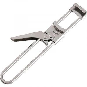 Ouvre-bocal en acier inoxydable réglable et multifonctionnel,Ouvre-boîte manuel,Multifonction antidérapant - Neuf