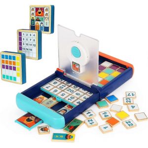 Jeu De Blocs Magiques Pour Enfants De 6 À 8 Ans - Jeu De Société De Course À Décalage Carré Au Rythme Tête À Tête Pour La Famille - Neuf