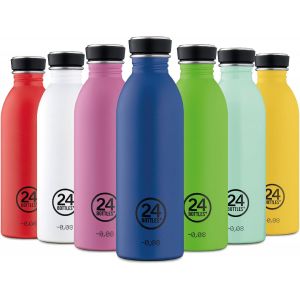 Urban Bottle - Gourde Inox 500ml 100%Hermétique, Bouteille Acier Inoxydable, Gourde Sport Sans Bpa Design Italien, Bouteilles Water Bottle Ecologique[Non Isotherme Ultralégère], Passion Pink - Neuf