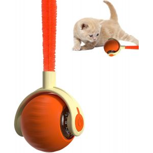 KAL-Jouet Interactif Intelligent Pour Chat, Jouet Pour Animal De Compagnie, Jouet Pour Chien, Balle Roulante Intelligente, Jouet Rechargeable Pour Chats D'Int&eacute;rieur Et Chatons - Neuf