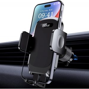 MEVRONISSHOP-Support T&eacute;l&eacute;phone Voiture, Support &agrave; Grille d'a&eacute;ration Porte T&eacute;l&eacute;phone Voiture Ventilation-Un Bouton de Lib&eacute;ration-Clip Stable Am&eacute;lior&eacute;-Rotation 360&deg; pour Smartphones/GPS 4.0-6.7 Pouces - Neuf