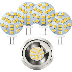 Kalanka-4 Pi&iquest;&iquest;Ces Ampoule G4 Led 2w &iquest;&iquest;Quivalent Ampoule Halog&iquest;&iquest;Ne 20w Ac/Dc10-30v 250lm, Blanc Chaud 2700k G4 Ampoule Ronde Led Pour Lumi&iquest;&iquest;Re D'armoire, &iquest;&iquest;Clairage Encastr&iquest;&iquest; Non-Dimmable - Neuf