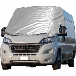 KALANKA-Housse de Pare-Brise Avant pour VW Craftter 2018-2024, 210D - Couverture Thermique pour Pare-Brise Avant, Protection Contre la Neige, la poussière, Le Soleil, imperméable et résistant aux - Neuf