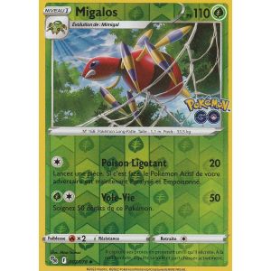 Carte Pokemon - Migalos - 007/078 - Reverse - Eb10,5 - Pokemon Go - - Neuf