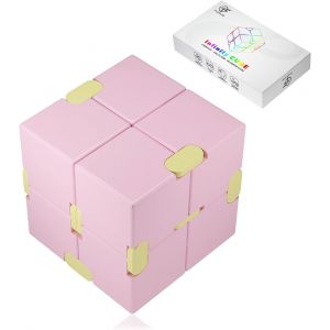 KAL-Fidget Cube Décompression Jouet Infinity Cube, Stress De Jouet De Doigt De Fidget Et Soulagement D'Inquiétude, Tuant Le Temps Fidget Joue Le Cube Infini Pour Le Personnel De Bureau - Neuf