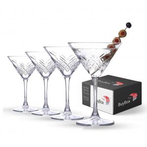 Ensemble De 4 Verres A Martini Vintage (230 Ml) - Neuf